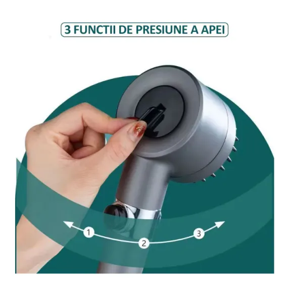 CAPUL DE DUȘ GERMAN MULTIFUNCȚIONAL CU MASAJ ȘI FILTRU