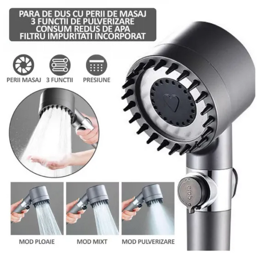 CAPUL DE DUȘ GERMAN MULTIFUNCȚIONAL CU MASAJ ȘI FILTRU